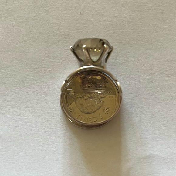 Smokey topaz sterling vintage ring - Picture 16 of 16